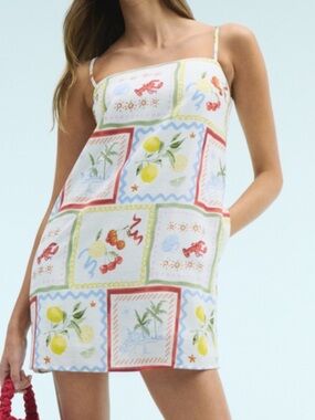 Abercrombie & Fitch Tile Print Mini Dress